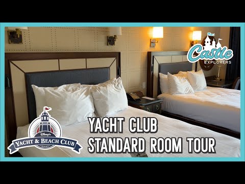 Disney's Yacht Club Resort Room Tour & Walkthrough