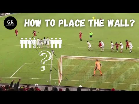 Mistake in placing a wall - Football Goalkeeper Analysis
