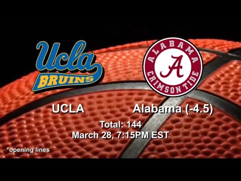 Alabama vs UCLA Picks and Predictions | NCAA Tournament Betting Preview | Sweet 16 March 28
