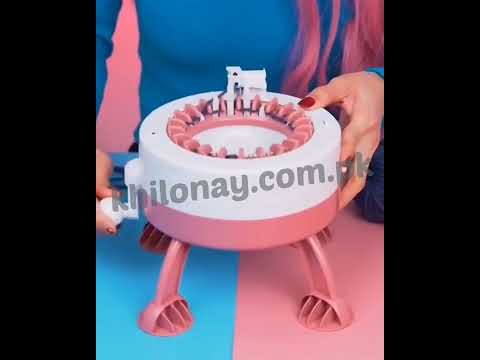 Girl's Creator Knitting Set Braiding Machine