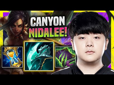 CANYON DESTROYING WITH NIDALEE! - DK Canyon Plays Nidalee Jungle vs Ekko! | Season 11