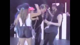 Lauren Jauregui running away from Austin Mahone [2018]