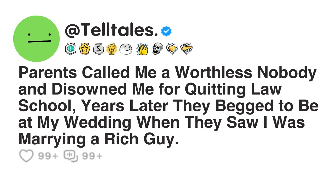 Parents Called Me a Worthless Nobody and Disowned Me for Quitting Law School, Years Later They...