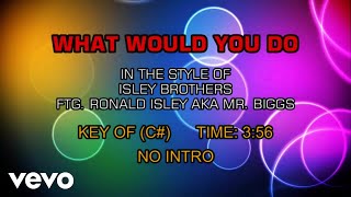 Isley Brothers ftg. Ronald Isley AKA Mr. Biggs - What Would You Do (Karaoke)