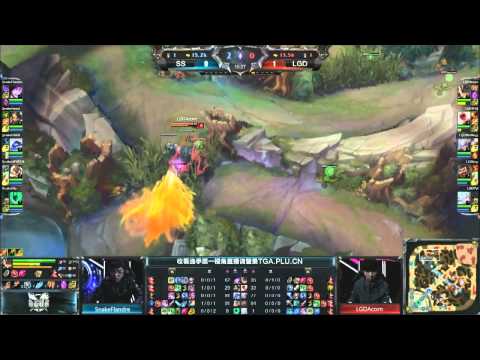 LGD vs SS, Game 2   LPL Spring 2015 W8D2   LGD Gaming vs Team Snake VOD