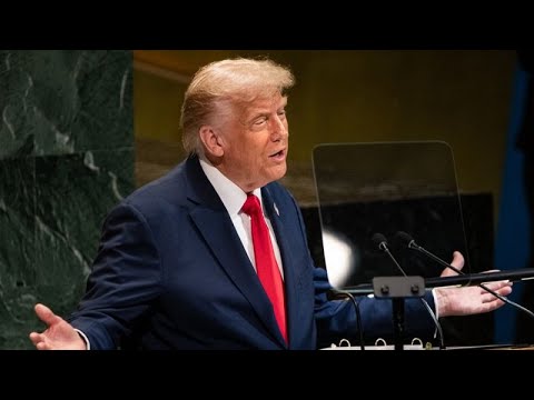 Video Thumbnail: Migration, Klima, Krieg: Welche Behauptungen von Donald Trumps UN-Rede stimmen?