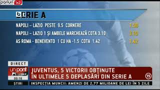 UPZ: In analiza, etapa a de Serie A » 6 pariuri!