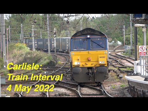 Trains in Carlisle: Fantastic day with 66s 68s, a 70, 88s and 90s ! 4 May 2022
