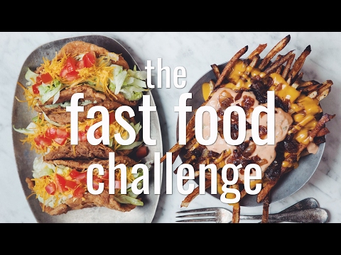 the fast food challenge (vegan) | hot for food