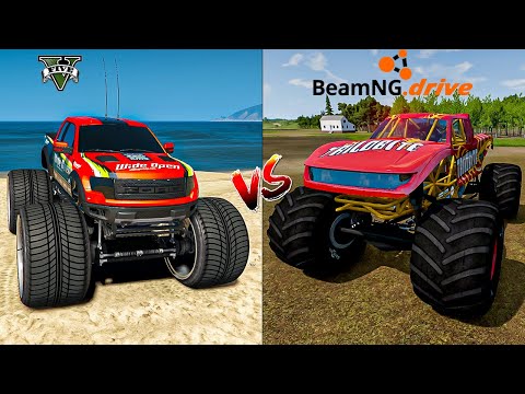 Gta 5 Monster Truck Vs Beamng Monster Truck - Which Is Best?