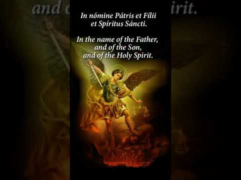 Prayer of Saint Michael Archangel (Latin)