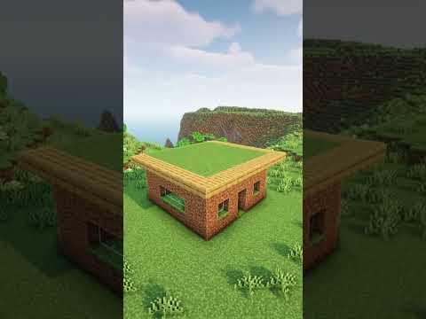Minecraft How to Upgrade your Dirt House😱 #shorts