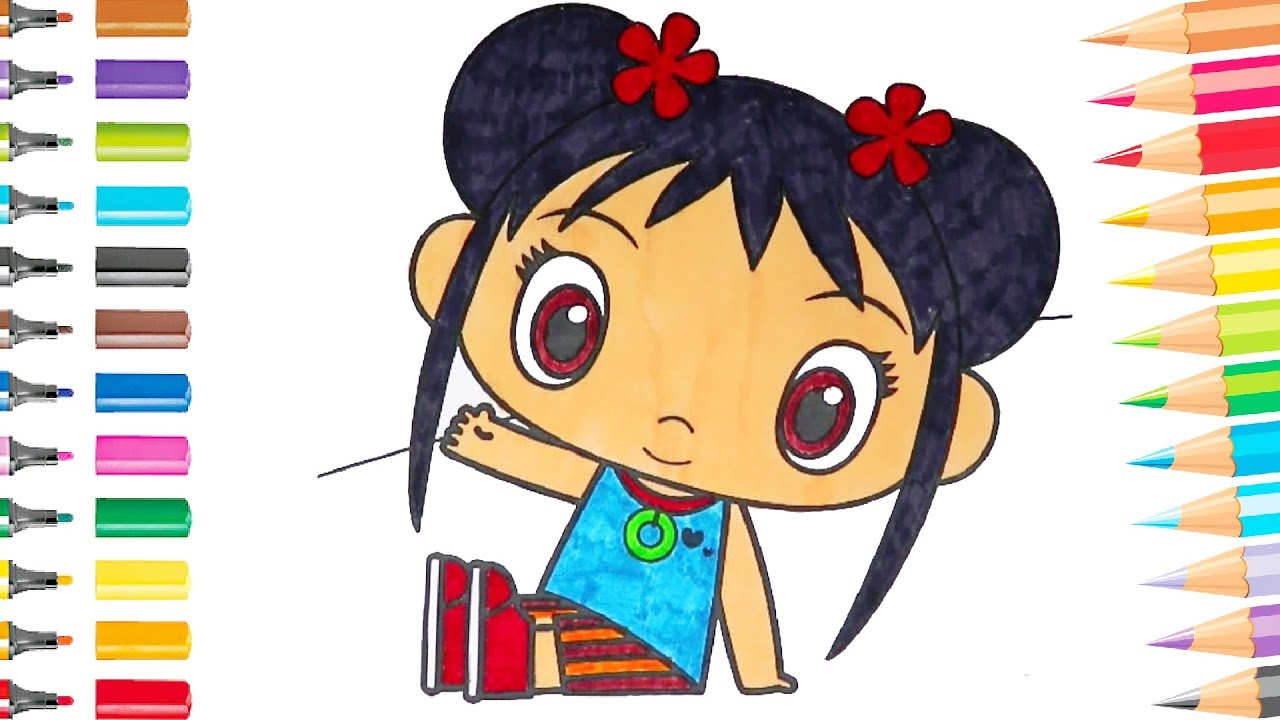 Ni Hao Kai Lan Coloring Pages for Kids