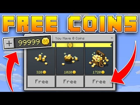EYstreem - How to Get FREE COINS in Minecraft Pocket Edition!! (MCPE Marketplace)