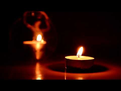 ロウソクの灯り01 瞑想 癒し 10分間【無音 no sound】Healing / Meditation / Candle Light / Candlenight / Burning Candle