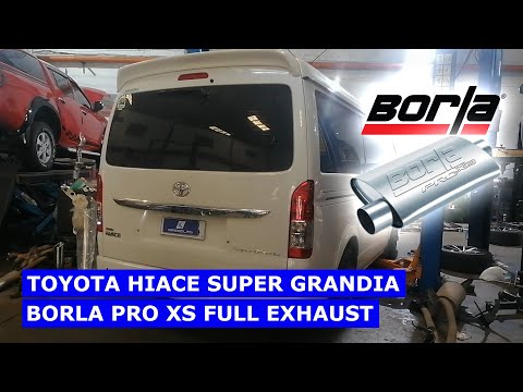 Thumbnail for Toyota Hiace Super Grandia Borla Pro XS Full Exhaust by Toyota HiAce