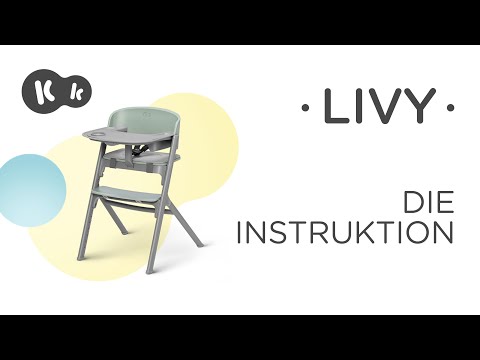 4-in-1 und 3-in-1 LIVY Kinderkraft Kinderhochstuhl | Bedienungsanleitung