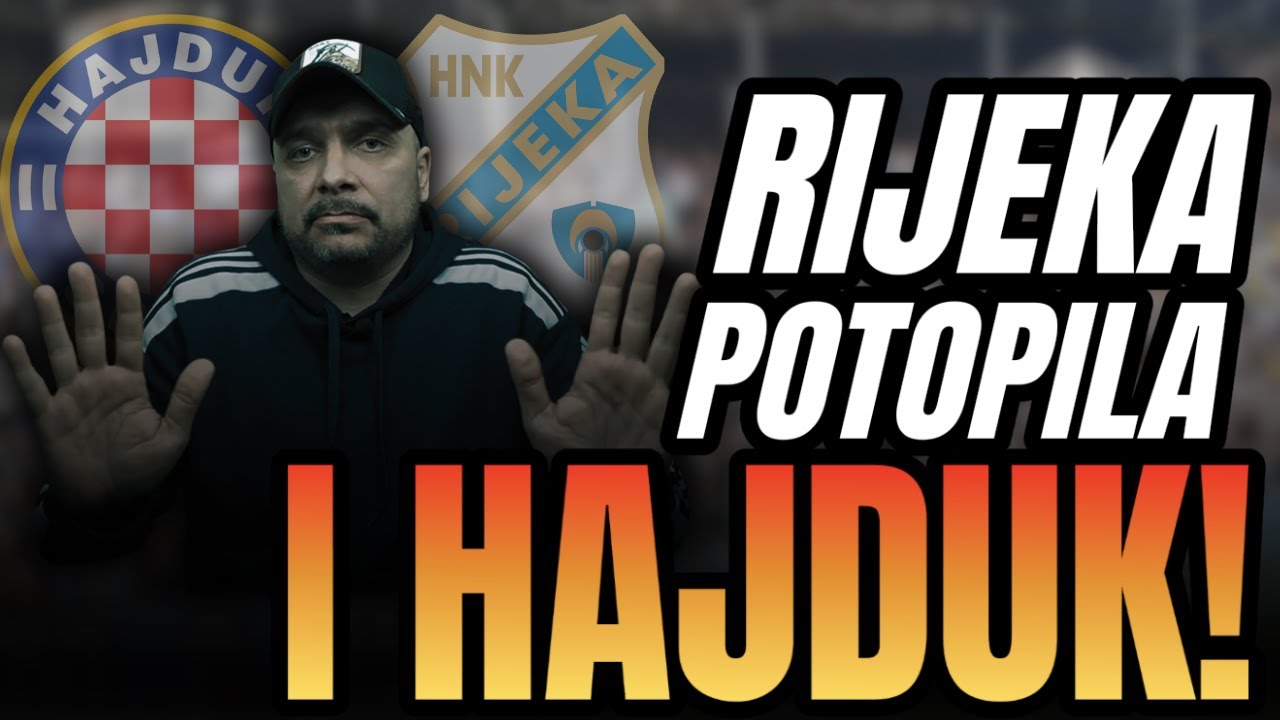 HAJDUK vs RIJEKA 1:3! RIJEKA ZASLUŽENO U POLUFINALE!