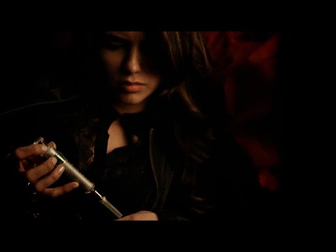 TVD 5x15 - Elena wakes up, Katherine infected her with the virus before dying | Delena Scenes HD