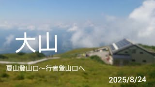 大山へ夏山登山口から行ってみた🎶　#大山　#夏山登山口　#行者登山口　#yamap mizuka