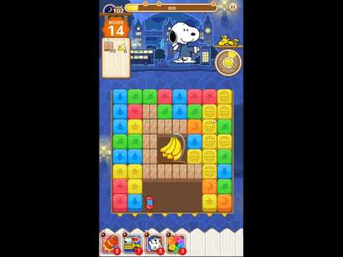 Snoopy Puzzle Journey Night Mode Level 102 - NO BOOSTERS 🐶🧩🧳 | SKILLGAMING ✔️