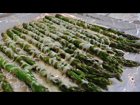 Parmesan Roasted Asparagus| 10 Minute Side Dish: Quick, Easy, Delicious