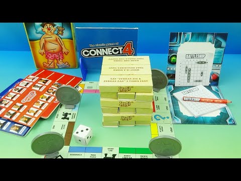 2022 McDONALD'S HASBRO GAMING set of 6 HAPPY MEAL COLLECTIBLE BOARD GAMES VIDEO REVIEW