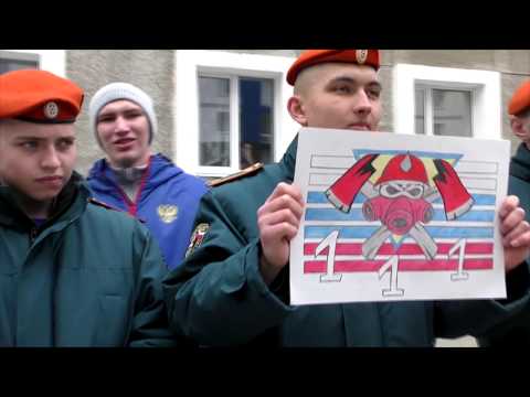 Соревнование по метлохоккею в Уральском институте ГПС МЧС России