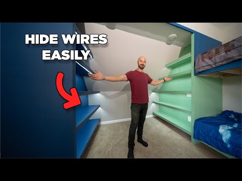 LED Lighted Floating Shelves are a GAME CHANGER