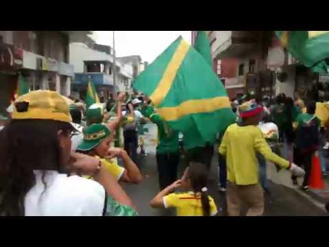 "Artillería Verde, Marcha Carnaval" Barra: Artillería Verde Sur • Club: Deportes Quindío