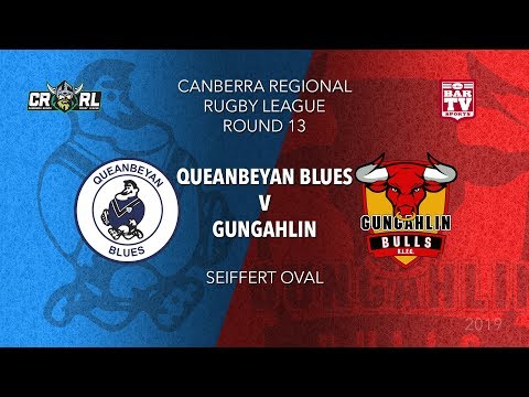 2019 Canberra Region RL - Round 13 - Queanbeyan Blues v Gungahlin Bulls