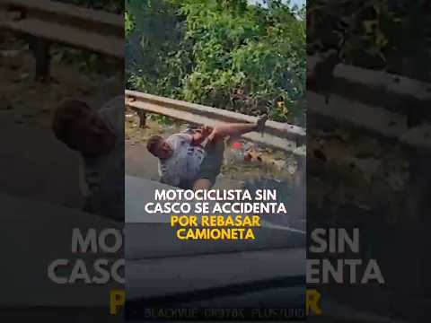 SIN CASCO Y MANEJANDO MOTO, se accidentó en Mercedes Umaña | Usulután