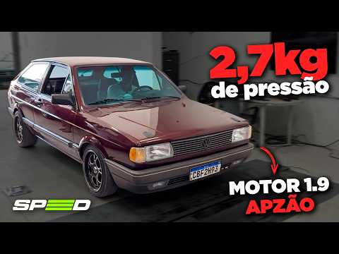 ROLÊ DE GOL QUADRADO TURBO COM 2.6KG DE PRESSÃO! KADETT SL/E VERDE VIVALDI