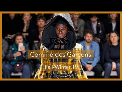 A 60 Second ⏱ Fashion Review of the Comme des Garçons FW19 show