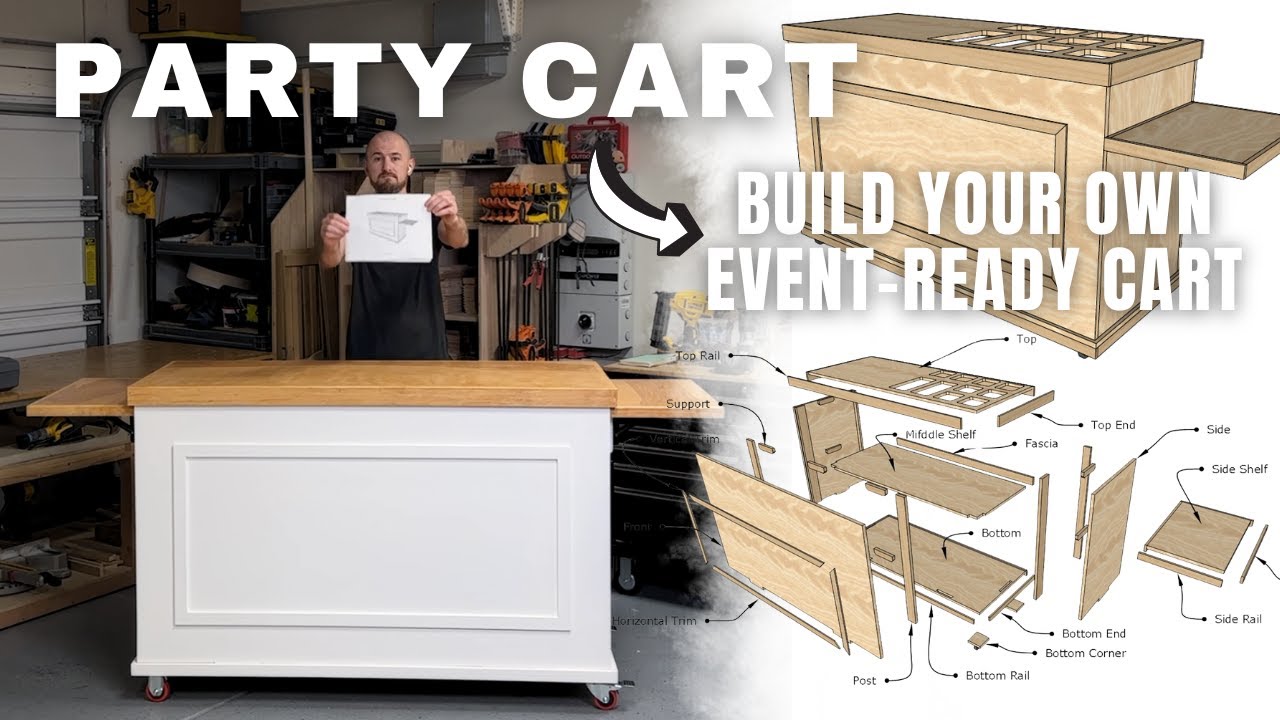 This DIY Charcuterie Cart Fits in My Car and Sets Up Fast!
