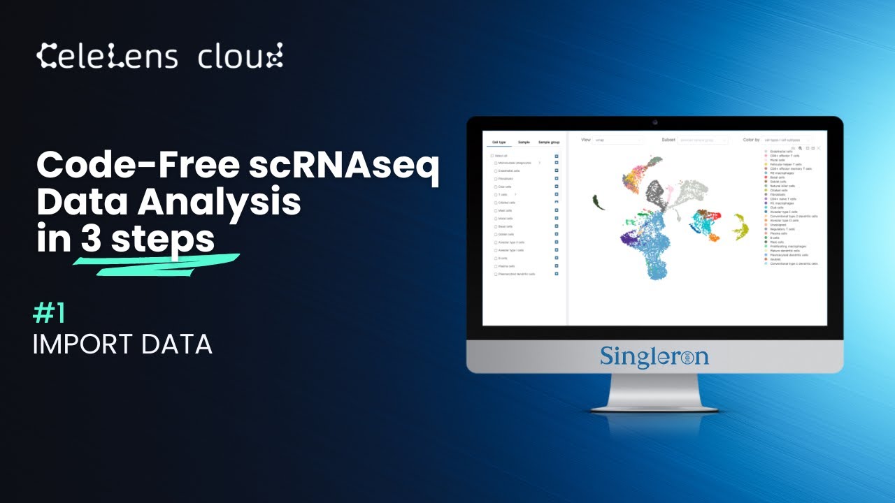 Import Data with CeleLens™ Cloud