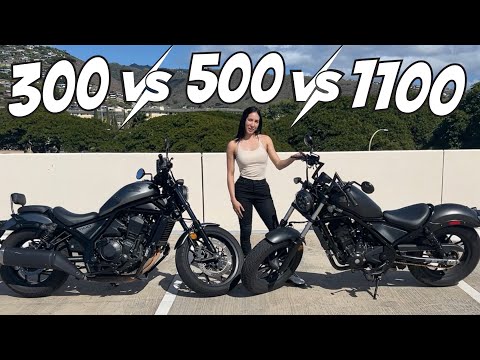 Which Honda Rebel Should YOU Buy? 300 vs 500 vs 1100 Comparison!