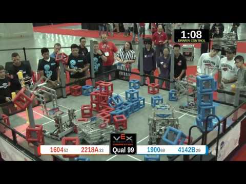 2015 VRC Sci Q99 - 1604 2218A vs 1900 4142B - 76 to 53 - VEX Worlds 2015 - Science Division