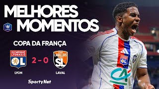 O ENDRICK É UMA ABERRAÇÃO - Lyon 2x0 Laval - Melhores Momentos - Copa da França
