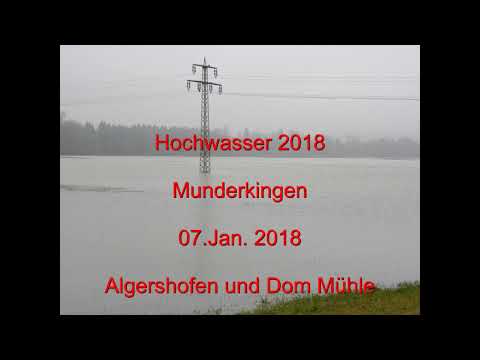 Hochwasser Munderkingen 2018
