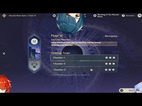 Genshin Impact New Spiral Abyss Floor 12 9 Stars Clear