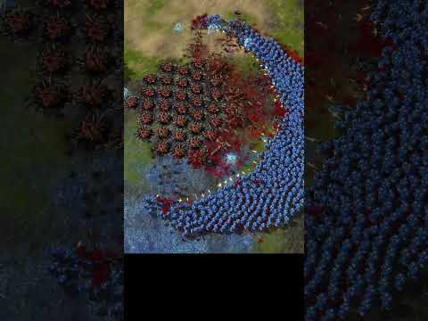 Who wins? 1000 Marines vs 50 Lurkers #sc2 #starcraft #starcraft2 #blizzard #gaming