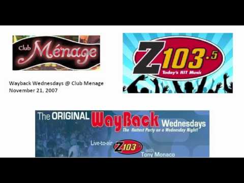 Z103.5 EURO MIX WAYBACK WEDNESDAYS @ CLUB MENAGE - NOVEMBER 21, 2007 (Part 4/4)