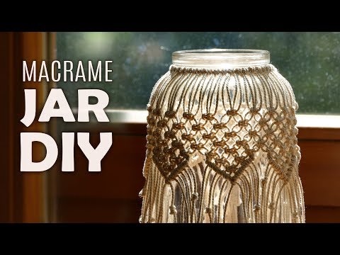 DIY Macrame Plant Hanger Easy NEW Diamond Design