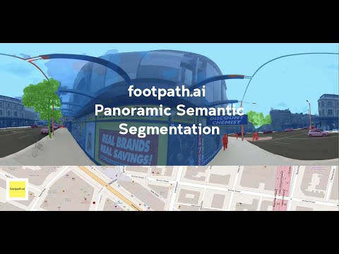 footpath.ai Panoramic Semantic Segmentation (video 2)