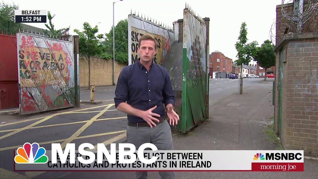 When did the conflict between Irish Catholics and Protestants occur?