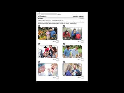 Hörverstehen A1 / ÖSD A1 Modellsatz Nr.2