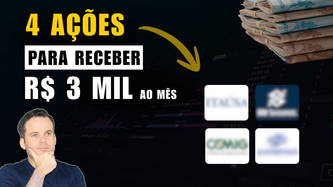 4 Ações que estou comprando - Plano para Receber Renda Passiva