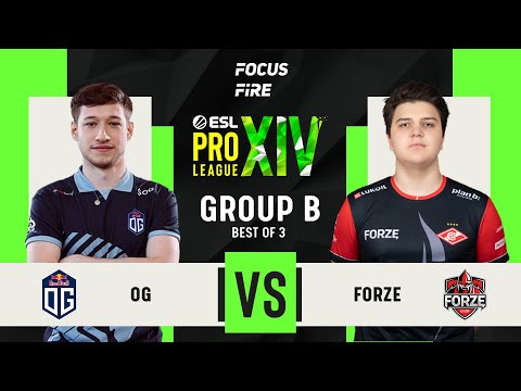 OG vs Forze | ESL Pro League Season 14 - Group B | Mirage