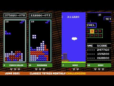 Challengers June Part 1: Green + Red Brackets – Classic Tetris Monthly June 2021